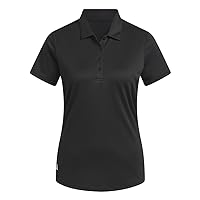 adidas Women's Solid Performance Short Sleeve Polo Shirt