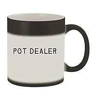 Pot Dealer - 11oz Magic Color Changing Mug, Matte Black