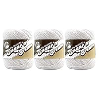 Bulk Buy: Lily Sugar 'n Cream Solids 100% Cotton Yarn (3-Pack) (White #0001)