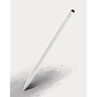 ZAGG Pro Stylus 2 - Active Dual-Tip w/Capacitive Back-End, Wireless Charging, Palm Rejection, Tilt Recognition -Compatible w/iPad Pro 11/12.9 (3,4, & 5 Gen)/Air 10.9/iPad 10.2/9.7/Mini 5 & 6 - White