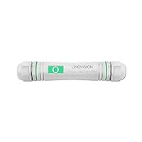 LINOVISION Gigabit Outdoor PoE Extender, Waterproof PoE Ethernet Repeater, Extend Extra 330ft PoE and Ethernet for IP Cameras, VoIP Phone
