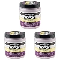 Aunt Jackie's Curl La La, Lightweight Curl Defining Custard, Enriched with Shea Butter & Olive Oil, Basic, 15 Ounce (Pack of 3)