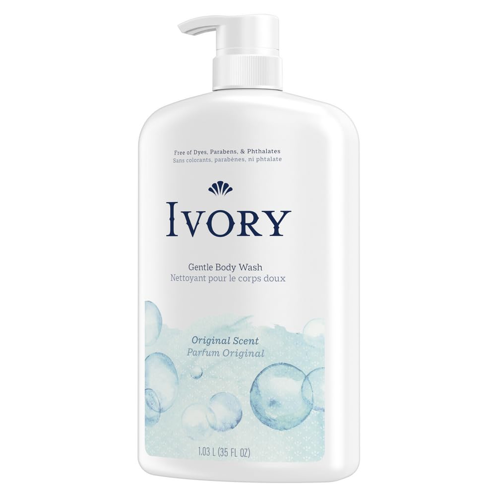 Ivory Mild & Gentle Body Wash, Original Scent, 35oz