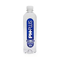 PH Plus 24 Alkaline Bottled Water | 16.9 Oz, 9.5 pH, Ionized Balanced Purified Water | Infused with Electrolytes | 99.9% Pure & Powered by BioPhoton-X™ | BPA Free & Multiple Usage