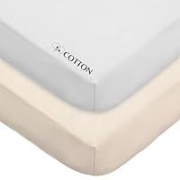 2 Pack Fitted Crib Sheets 28
