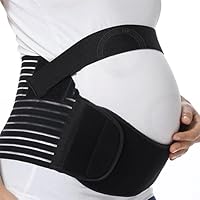 CFR Maternity Belt 3-in-1 Support, Belly Band Waist Abdominal Pregnancy Belt for Back Discomfort Support