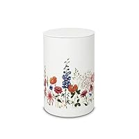 Ceramic cremation urn for ashes 'Flower meadow' | This ceramic cremation urn for human ashes 'Flower meadow' is made in a modern pottery where the craft and love for the work stands central. legendURN
