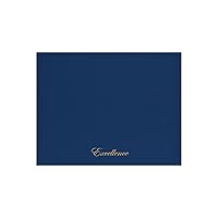 Great Papers! Excellence Certificate Cover, Navy, 12