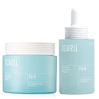 ACWELL Real Aqua Balancing Cream + Balancing and Hydrating Facial Ampoule Serum