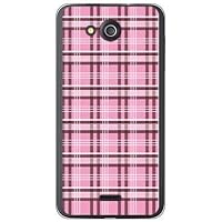 Second Skin Country Tartan Check Pink x Brown (Clear) / for DIGNO U 404KC/SoftBank SKYDGU-PCCL-201-Y103