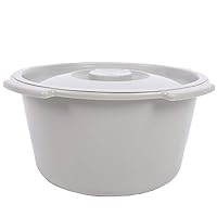 Commode Bucket with Cover, Replacement Bucket for Commode, Commode Pail Portable Thickening Commode Pail Toilet Chair Bucket for The Elderly Maternal