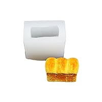 Silicone Molds，MOMOJIA Mini Bread Fondant Chocolate Mould Cake Decorating Baking Tools Scented Candle Silicone Ornaments Mold Easy to Clean