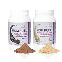 Protein Powder for Women – Dairy Free Meal Replacement Protein Powder Made with Plant & Collagen Protein, 20 Grams Protein (Dutch Chocolate + Vanilla)