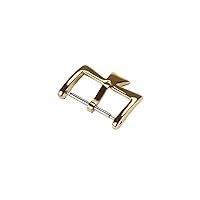 Stainless Steel Watch Clasp for VC Vacheron Watch Strap Buckles Constantin 16MM 18MM 20mm Silvery Golden Rose Gold Metal Pin Clasp (Color : Gold, Size : 16mm)