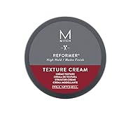 by Paul Mitchell Reformer Texture Cream, Hair Putty, High Hold, Matte Finish, 3 oz.