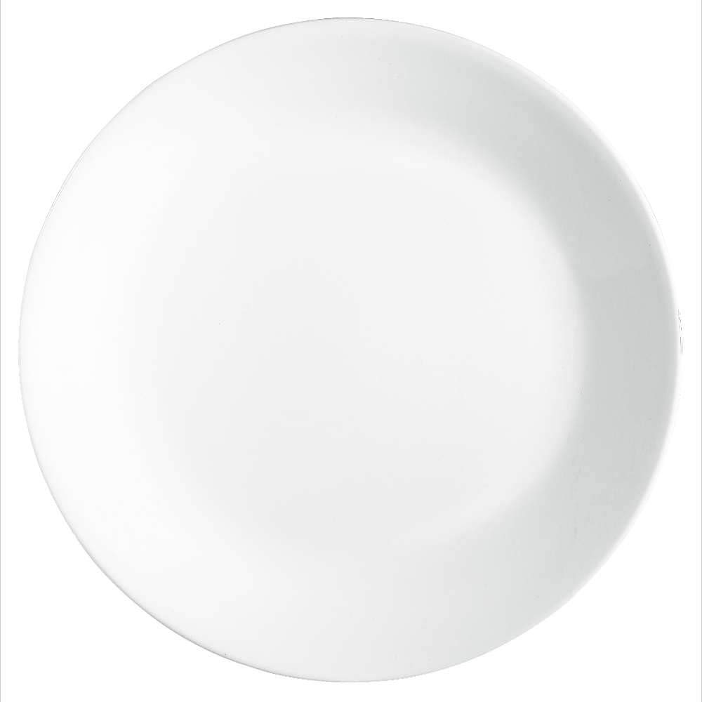 Corelle Vitrelle 38-Piece Service for 12 Dinnerware Set, Triple Layer Glass and Chip Resistant, Lightweight Round Plates and Bowls Set, Winter Frost White