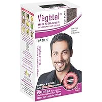 Vegetal Bio Colour - black Beard Hair colour for men 25g. (pack of 3)