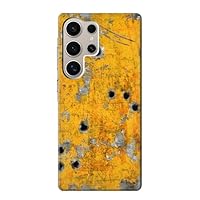 jjphonecase R3528 Bullet Rusting Yellow Metal Case Cover for Samsung Galaxy S24 Ultra