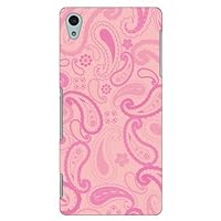 Second Skin Paisley Salmon Pink for Xperia Z4 SO-03G/docomo DSO03G-ABWH-101-C010