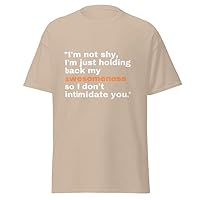 I'am Not Shy Funny T-Shirt Men_Graphic Men's Tee Shirt