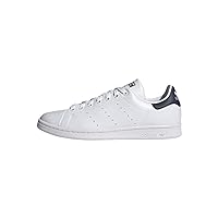 adidas Originals Men's Stan Smith (End Plastic Waste) Sneaker, White/White/Collegiate Navy, 4