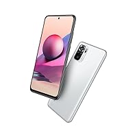 Xiaomi Note 10S 4G LTE (128GB+6GB) Unlocked GSM 64MP Quad Camera Worldwide GSM (Tello Tmobile Mint Global) + (w/Fast Car Charger) (Pebble White (Global ROM))