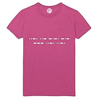 Morse Code Cuss Word Printed T-Shirt