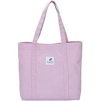 Women's Crossbody Bag, Women's Shoulder Bag, Fashion Women Travel Handbag Corduroy Shoulder Bag Vintage Large Capacity Tote Bag Lightweight Retro Shopping Bag Blue (Color : Purple)