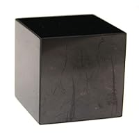 Presents Black Tourmaline Cube for Reiki, Vastu Correction Crystal Gemstone 2 Centimeters #Aport-5609