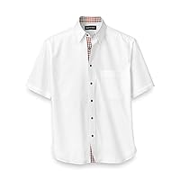 Paul Fredrick Men's Classic Fit Cotton Solid Casual Shirt