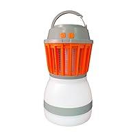 (GG-ZAPPY) Zappy Rechargeable Lantern with Built in Bug Zapper, USB Rechargeable Lantern, 330 Lumens, Orange