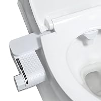 Bidet, Bidet Attachment for Toilet, Non-Electric Fresh Water Bidet with Self-Cleaning Nozzle, Easy Home Installation