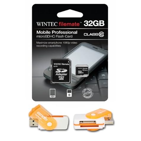 32GB MicroSDHC Class 10 High Speed Memory Card. Perfect Fit For NOKIA N8-01 E7-01 phone. A free Hot Deals 4 Less High Speed all in one Card Reader is included. Comes with.