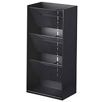 YAMAZAKI Home Tower Jewelry & Makeup Organizer, Standup Cosmetic Storage Box, Display Case - Angled - Abs Plastic