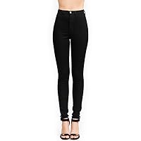 Vibrant Women’s Denim Skinny Jeans – Super Stretch High Waisted Classic Casual Slim Fit Pants