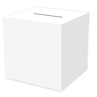 Beistle White Card Box Holder for Weddings, Baby Shower, Birthday and Graduation Celebrations 12