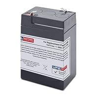 UPSBatteryCenter 6V 4.5Ah Compatible Replacement Battery for Power Patrol SLA0905