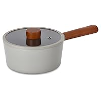 NEOFLAM FIKA Reserve Saucepan for Stovetops and Full Induction, Gray Color Edition, Made in Korea (7