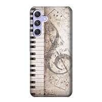 R3390 Music Note Case Cover for Samsung Galaxy A54 5G
