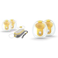 Medela Freestyle Hands-Free Breast Pump Bundle with Wearable Cups, Portable Electric Pump, Breast Shields, Bottles, Flex Connectors and Tubing