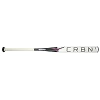 Mizuno CRBN1 - Fastpitch Softball Bat (-10) | Womens Composite Fast Pitch BAT | White-Black | 33 INCHES (3300)