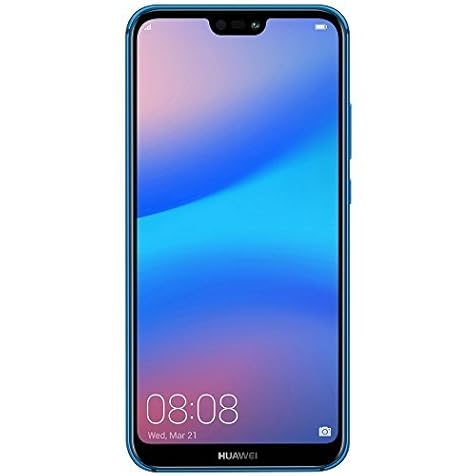 Huawei P20 Lite ANE-LX3 32GB + 4GB Dual SIM LTE Factory Unlocked Smartphone (Klein Blue) (Renewed)