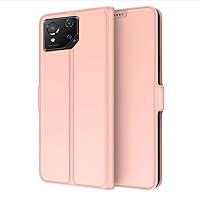 Compatible for Google Pixel 7A Wallet Card case PU Leather Protective Cover Anti-Scratch Anti-Slip Shockproof Women Men Protective Slim Fit Magnetic Suction Buckle Cover (Rose Gold)