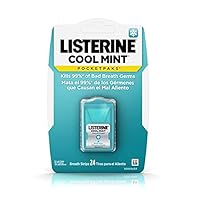 Listerine PocketPaks Cool Mint 24 Each (Pack of 12)