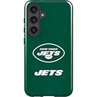Skinit Impact Phone Case Compatible with Galaxy S24 Plus - Officially Licensed NFL New York Jets Distressed Design
