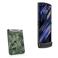 BoxWave Case Compatible with Motorola Razr (2019) - Camouflage SlipSuit, Slim Design Camo Neoprene Slip On Pouch