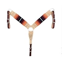 Mohair Wool Horse Breast Collar Western Headstall for Horse Riding Accessories (MB-45-Full)