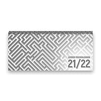 117897-21 Blue Sky 2021 Monthly Desk Pad Calendar Lindley Multi Trim Tape Binding 17 x 11 Two-Hole Punched 