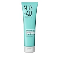 Nip + Fab Hyaluronic Acid Fix Extreme 4 Cleansing Cream, Gentle Cleanser, Face Wash, Anti-Aging and Hydrating for Dry/Sensitive Skin, Multicolor, 150ML