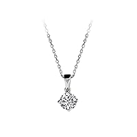 Diamond Solitaire Necklace in 14K Gold (0.47ct.)